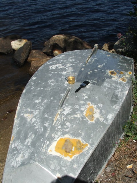 paint your boat epoxy repair