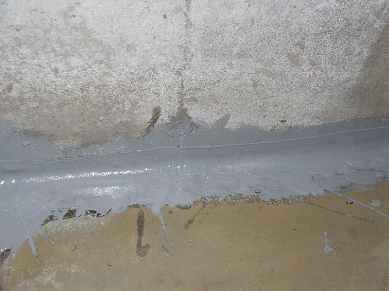 floor leak epoxy repair