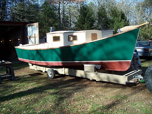 boat built with no blush marine epoxy resin