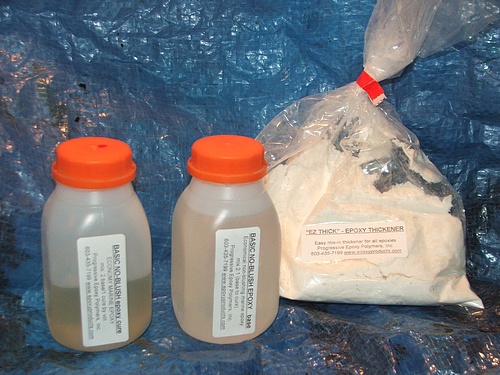 sample of basic no blush marine epoxy sampler