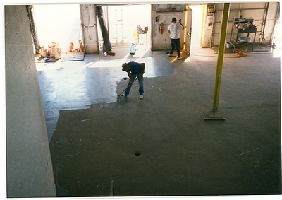 epoxy floor project concrete sealing